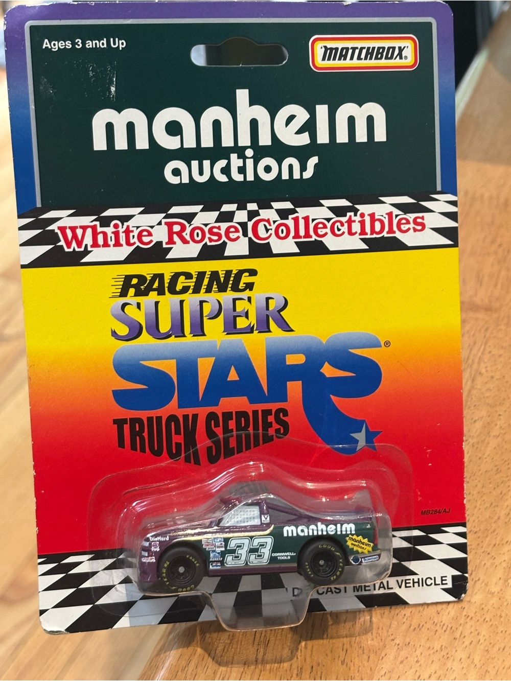 1996 White Rose Collectibles Racing Super Stars 33 Manheim Auctions matchbox car